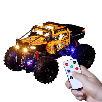 

Vonado 42099 Block Battery Powered LED Light Building Block Accessory Kit for 4 Wheeled Off-road Vehicle 42099 Two Version