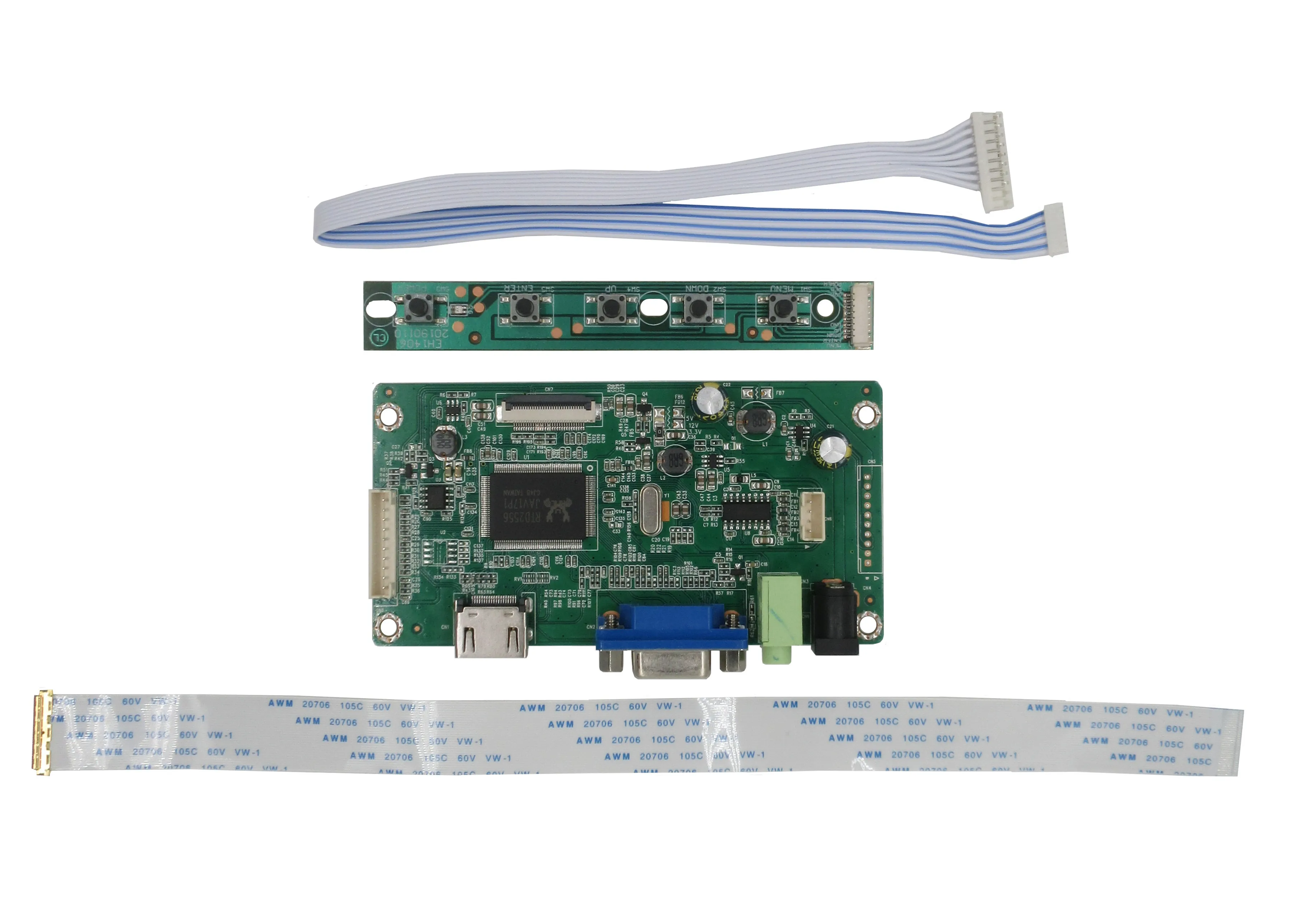 LCD Screen Display Controller HDMI-Compatible VGA Audio 30PIN Driver Control Board for N156HCA-EAA/EAB/EBB/EBA/GA3/E5A/E5B/GA4