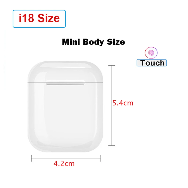 i12 i11 TWS Wireless Stereo earbuds i18 i7s tws Bluetooth 5.0 Headset Sports Earphone for Iphone Android Huawei not i9s i10 i13