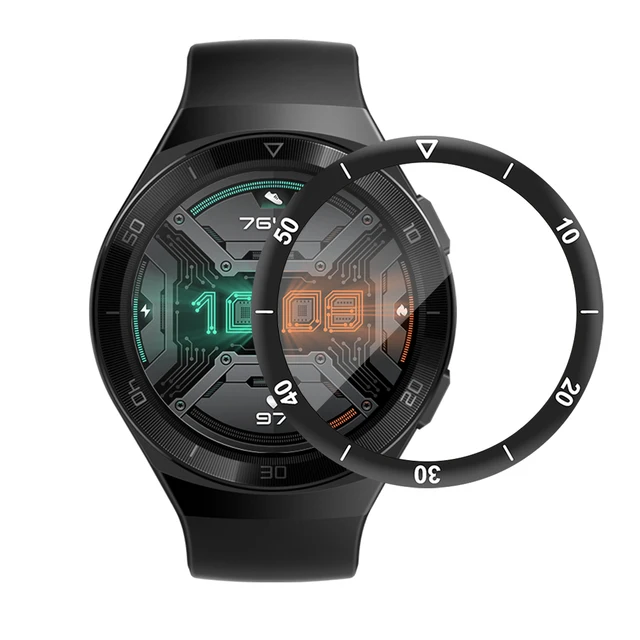 3D Protective Film For Huawei Watch GT 2e Curved Soft Fibre Smart Watch Full Screen Protector For huawei GT2 e GT2e Not Glass 