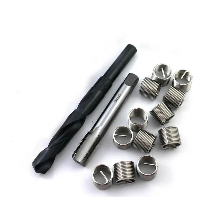 Helicoil Thread Repair M6 x 1 Drill and Tap 12 Inserts - AliExpress