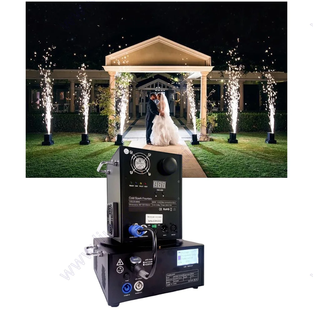 Fogos de Artifício Bateria de Alimentação Móvel sem Fio Faísca Fria Máquina Sparkler Power Bank Portátil 1000w Mostrar Dmx Pacote Conveniente Remoto Computers & Electronics