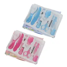 10 шт. Безопасный детский набор для ухода за здоровьем, детский набор для ухода за ногтями, кусачки для ногтей, расческа, термометр, расческа, инструмент для ухода за новорожденными, 72XC