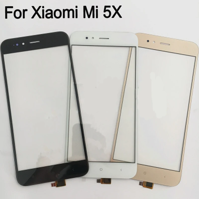 Для Xiaomi Mi 5X Сенсорная панель экран дигитайзер стекло сенсор сенсорный экран сенсорная панель с шлейфом Замена для Xiaomi Mi 5X