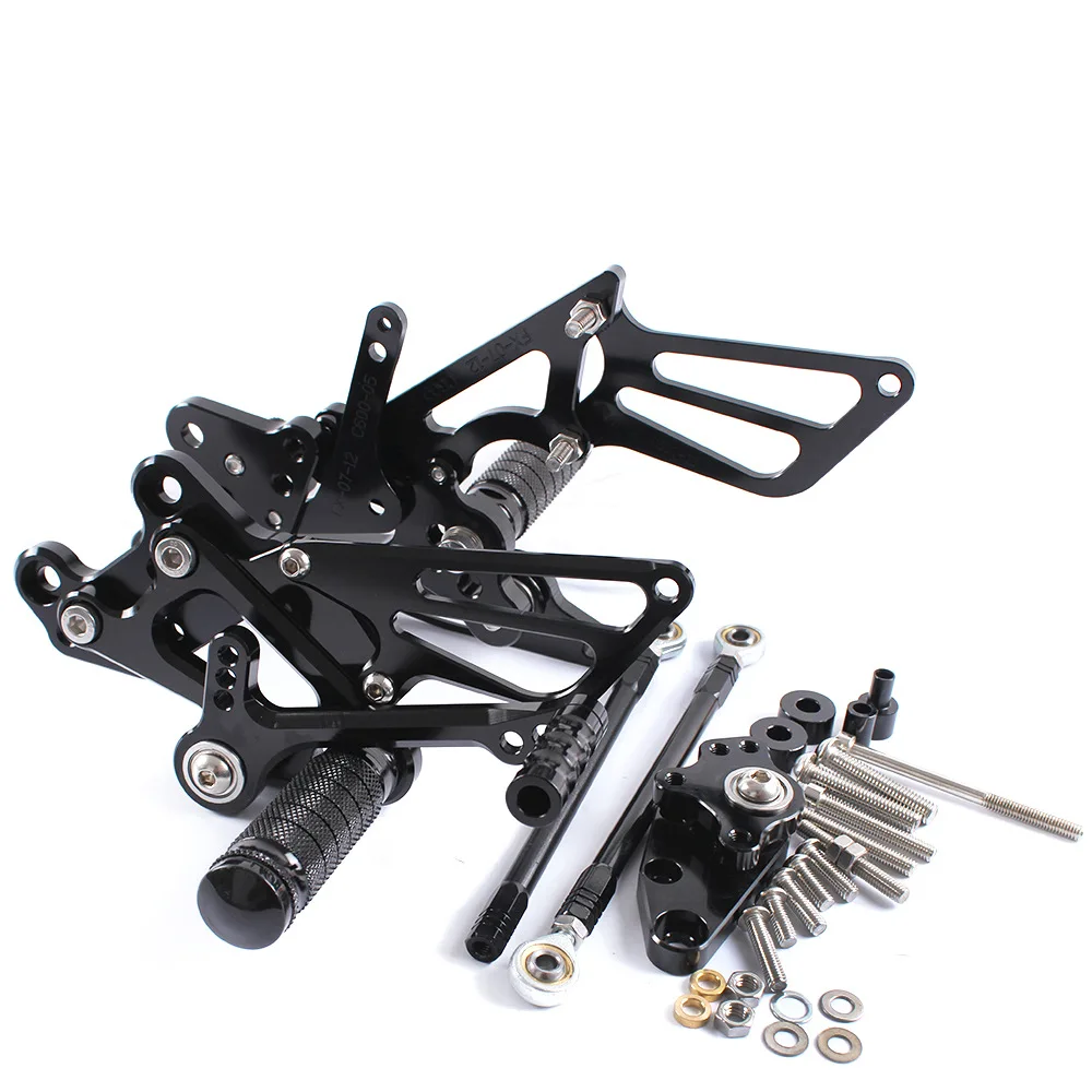 Для HONDA CBR 600 CBR600 RR CBR600RR NON-ABS 2009-2012 CNC мотоцикл регулируемый задний набор подножки педали подставка для ног