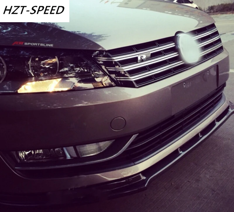 2012-2013 автомобильный протектор бампер передняя губа для VOLKSWAGEN Passat R Стиль автомобиля углеродное волокно передняя губа