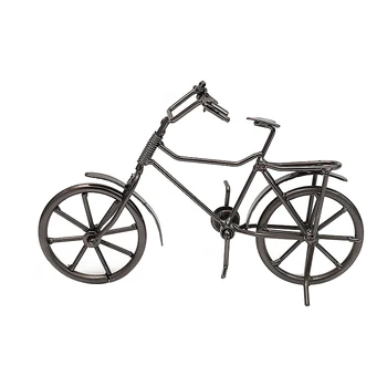 

Vintage Metal Bicycle Model Figurines Desktop Crafts Retro Bike Ornament Miniature Home Decoration Children Toy Christmas Gifts