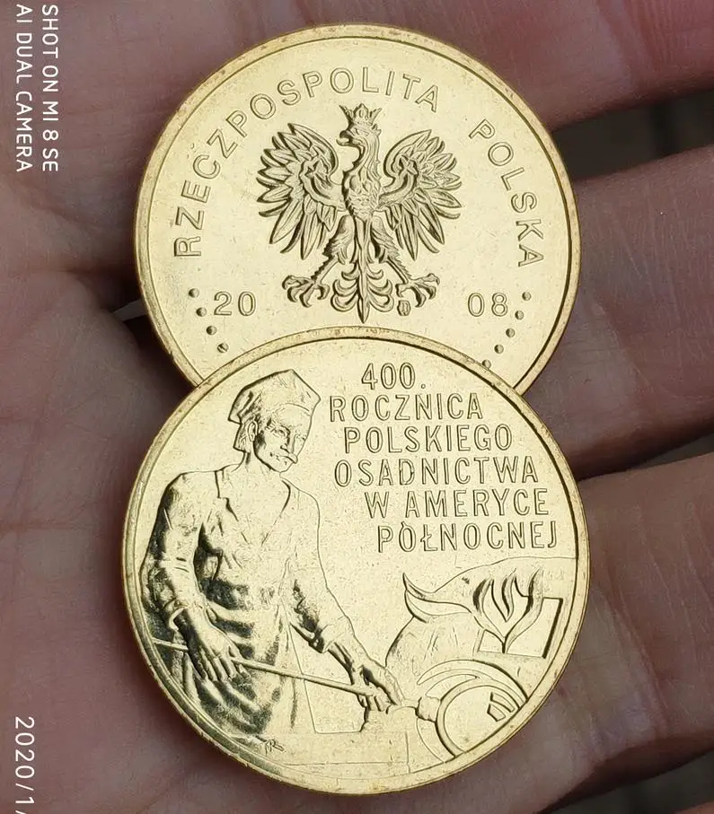 27 мм 2008 Poland 100% натуральная копилка оригинальная коллекция | Дом и сад