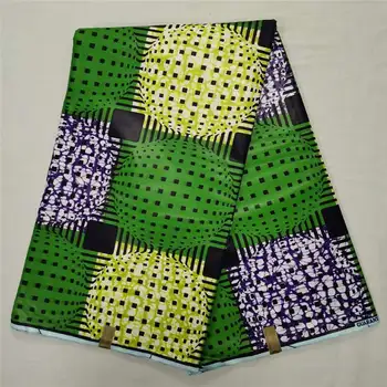 

Ghana Kente Wax Fabric Veritable Wax African Kente Prints Real Java Wax Fabric for Cloth in 6 yards ! J21603