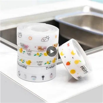 

Sealing Tape Tile Stick Strip Wall Kitchen Mold Proof Adhesive Crack Repair Material Bathroom Kitchen PVC 1 Roll Corner Line