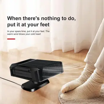 

Portable Auto Car Heater Fan Air Cooler Windscreen Demister Defroster Heating Fan Car Window Snow Defogger Heater