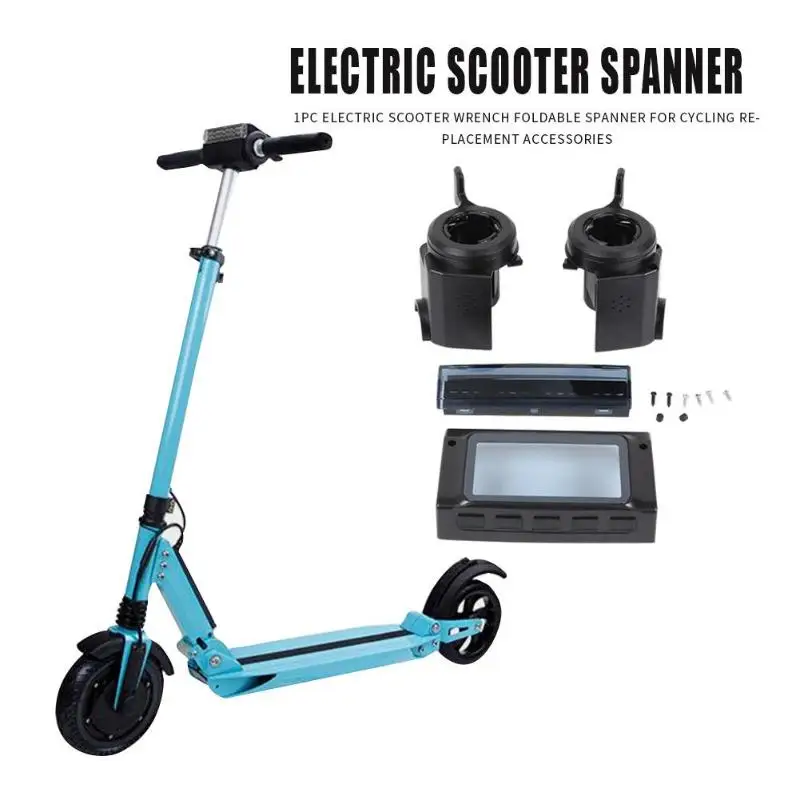 

Electric Scooter Plastic Screen Cover + Left And Right Thumb Handle + Lamp Housing Kit for KUGOO S1 S2 S3 ETWOW Autobalance