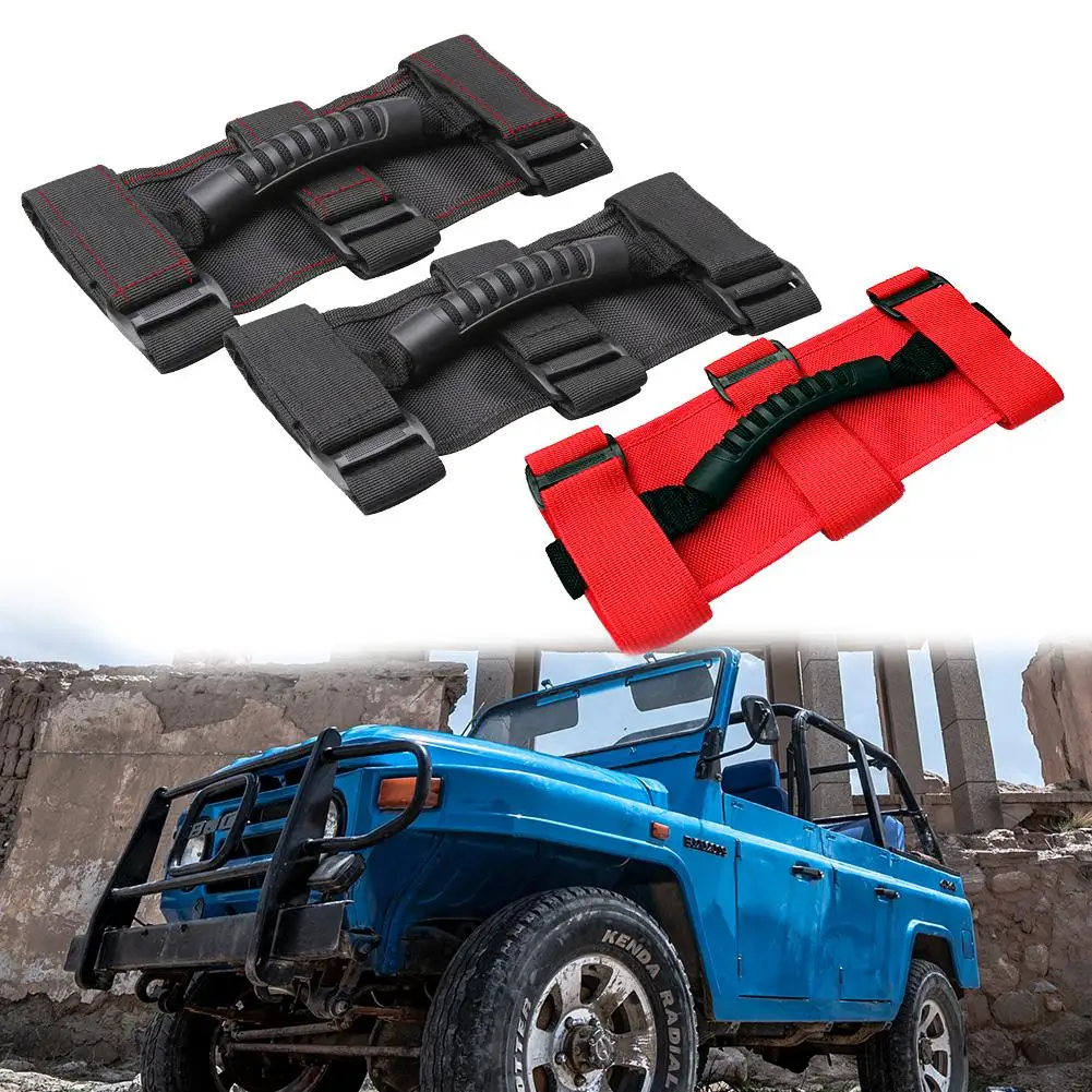 

2PCS Grab Handle For Jeep Wrangler Off-Road Vehicle Interior Canopy Handles Grip Armrest Electric Scooter Hand Carrying Handle 3
