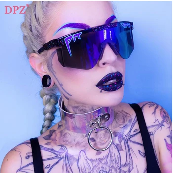 

Male and female pit viper high-quality five-color polarized flat-top sports fashion Windpro sunglasses, TR90 and UV400