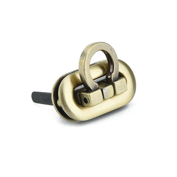 

1PCS Fashion Alloy Buckle Twist Turn Lock Snap Clasps Closure DIY Purse Handbag Bag Button Purse Hardware for Bag Accessories