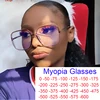 Fashion Glasses For Nearsighted Anti Blue Light Square Oversized Glasses Women Myopia Computer Eyeglasses Bril 0 -1 -2.25 -3 -6 1