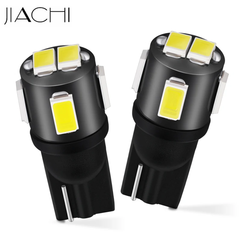 JIACHI 50 x автозапчасти T10 168 194 5W5 W5W светодиодный светильник 5630 чипов 6SMD для зазора