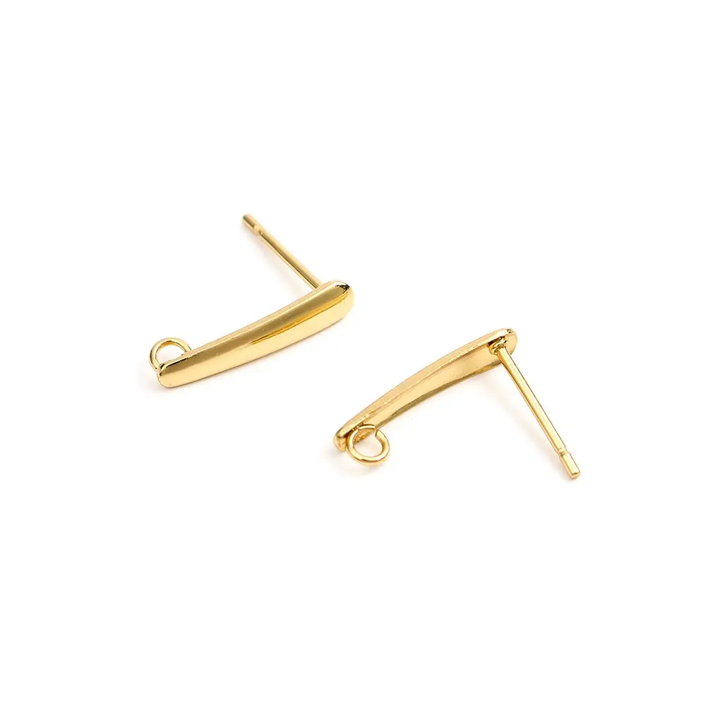304 Stainless Steel Ear Post Stud Earrings Drop Gold Color Earring for Women Ear Rings For Women Luxury True Beauty, 10 PCs
