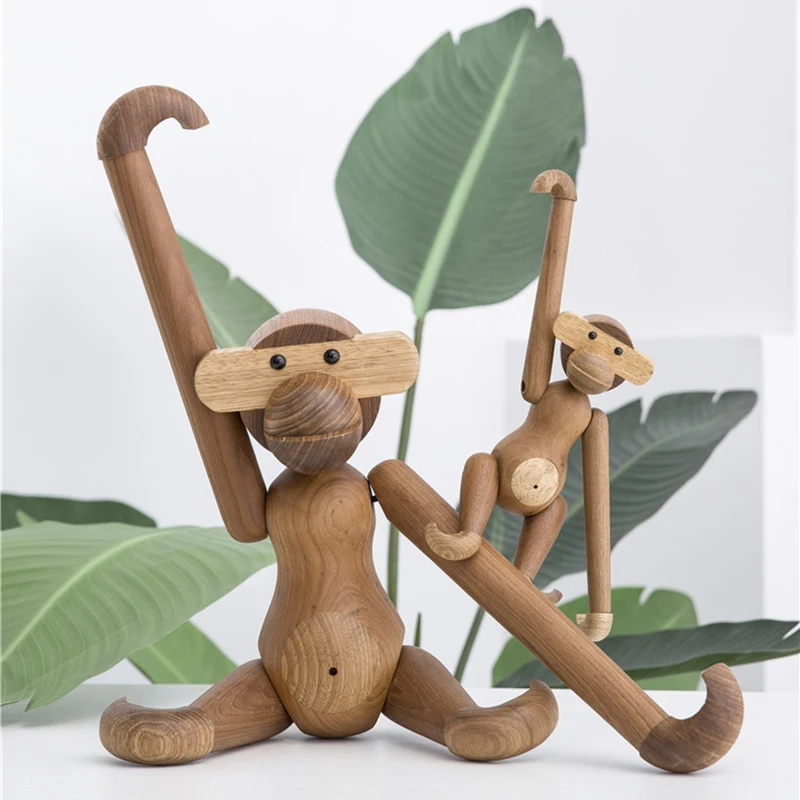 Comprar Accesorios de decoración del hogar artesanías de monos de madera búho Atenea y el símbolo de la sabiduría juego de madera Regalo de Cumpleaños pájaro de madera