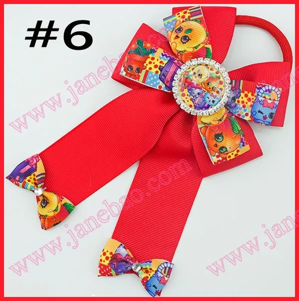 120 шт, для девочек, бутик, 5x6,5 дюймов, бант, конский хвост, бант для волос, стразы, для Черлидинга, банты для волос, эластичный конский хвост, держатель