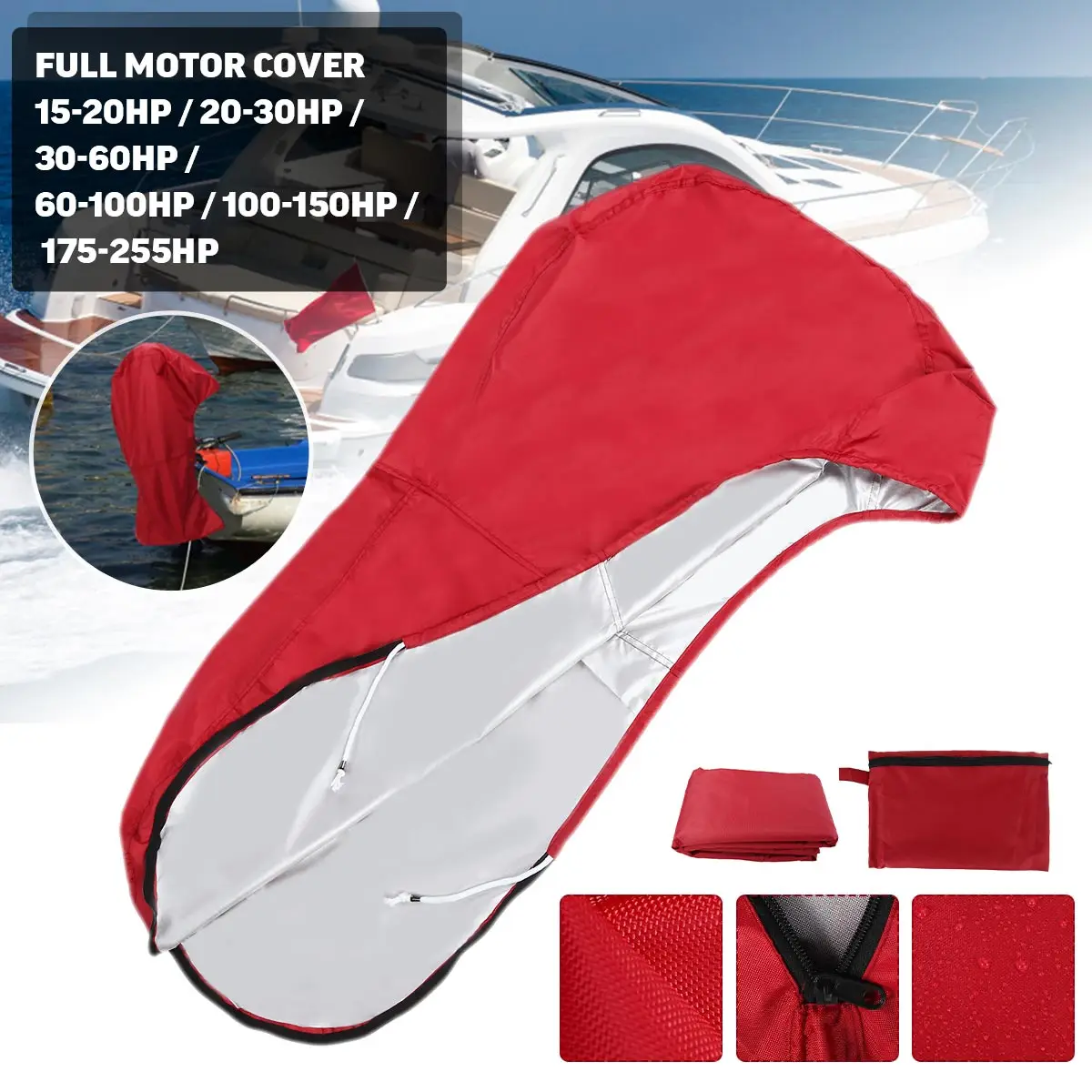 420D 6 225HP Boot Buitenboordmotor Volledige Motor Cover Bescherming 420d 6 225hp boot buitenboordmotor volledige motor cover bescherming
