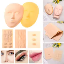 Mold Microblading Practice Skin Eye Lips Face Makeup Practice Tattoo Training Fake Skin 3D Pads