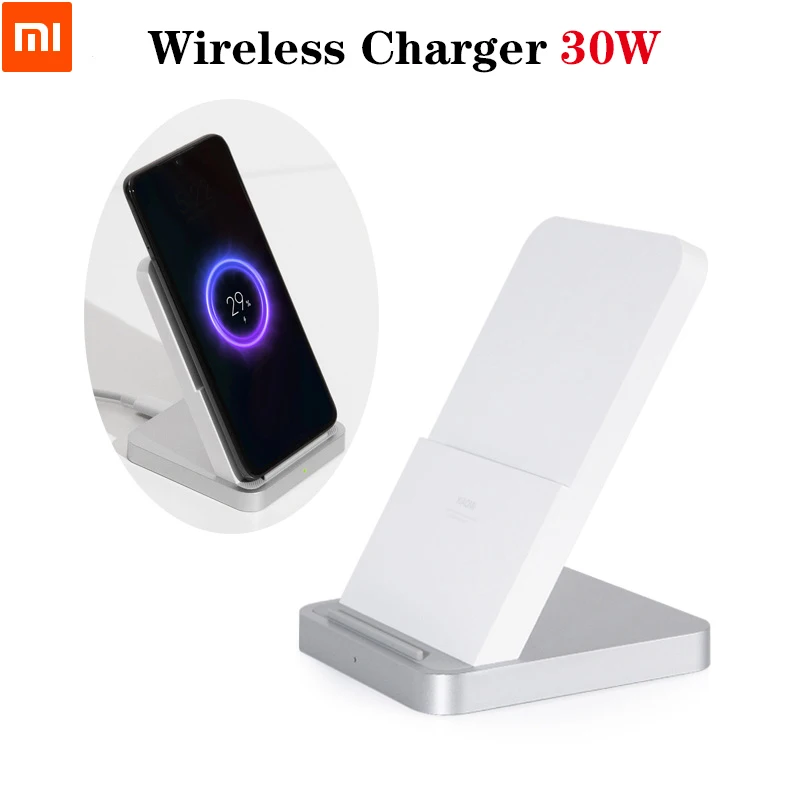 Оригинальное вертикальное беспроводное зарядное устройство Xiaomi с воздушным