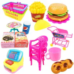 Ранние обучающие кухонные игрушки пластиковые дети Моделирование Кухонные принадлежности супермаркет ролевые игры еда игрушка набор
