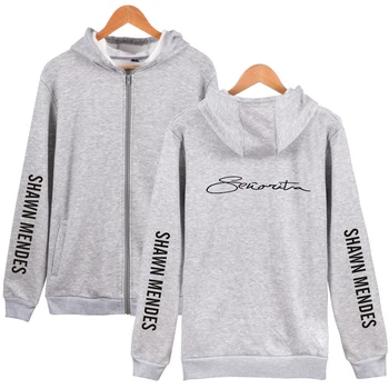 

shawn mendes Zipper 2D print Hoodie Sweatshirt Harajuku popular women men's hoodies streetwear hoody sweatshirt for men's coat