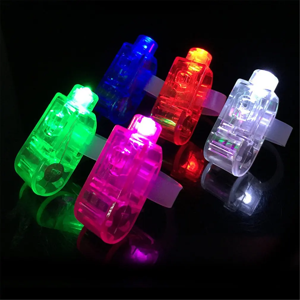Creative Colorful LED Finger Toys Comfortable Party Night Club Dancing Club Luminous Men Women Flashing Toys