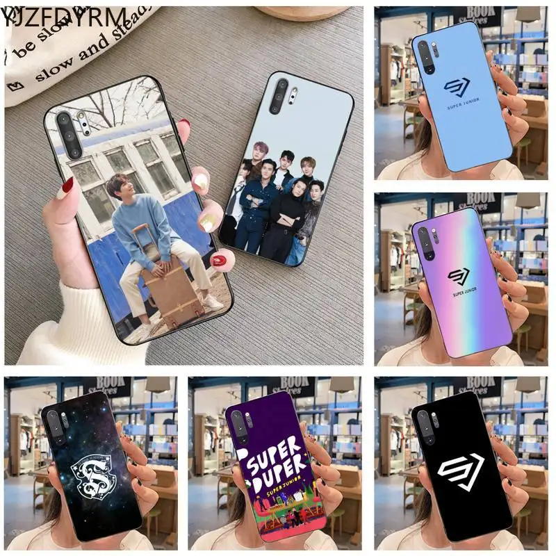 Супер юниорский корейский чехол для телефона Kpop Band Samsung Galaxy Note20 ultra 7 8 9 10 Plus lite J7 J8
