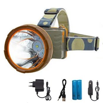 

waterproof T6 Led Headlight super bright Headlamp Head Torch Lamp light long range frontale lampe 18650 battery For fishing