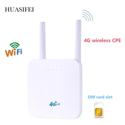 HUASIFEI – routeur sans fil wi fi 3G/4G, 300mbps, avec port carte Sim, 2 antennes RJ45, Volte, VPN, LTE, avec port USB 