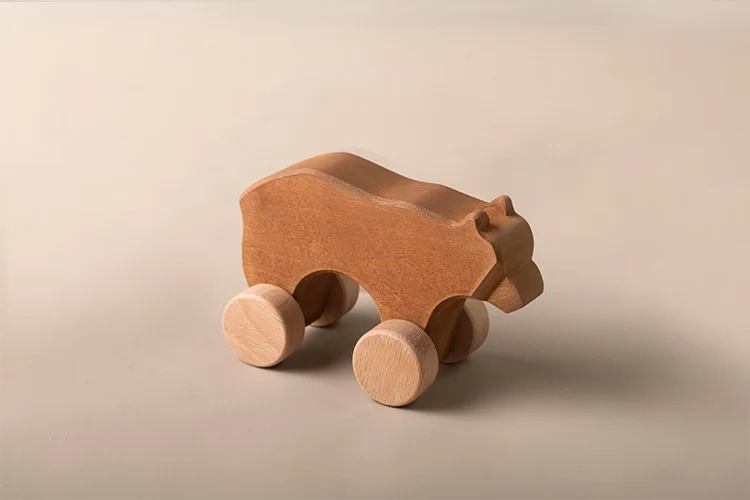 BBK TOYS лесной медведь Детская Игрушка Русский коричневый медведь импортный липа ручной работы Boys'Toy для девочек твердый деревянный строительный блок