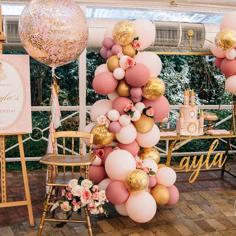60pcs Retro Dust Pink Balloon 5 10 12inch Pastel Latex Balloons Wedding Baby Shower Anniversaire Birthday Party Decoration Adult Ballons Accessories Aliexpress