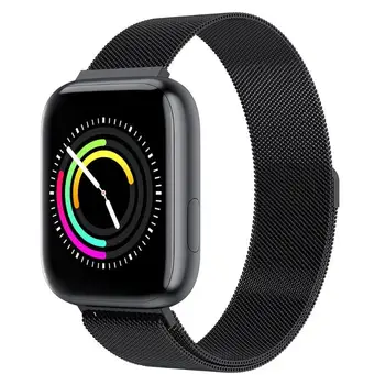 

P4 Smart Touch Control Wristband Watch IP67 Weather Information Message Push Photo Control Heart Rate Monitor Fitness Tracker