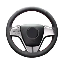 Автомобильный оплётка рулевого колеса для Mazda 6 Atenza 2009 2010 2011 2012 2013 по специальному заказу кожаное рулевое колесо крышка