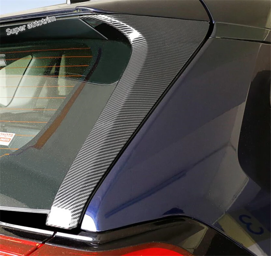 

Lapetus Rear Tail Trunk Door Spoilers Window Wing Panel Cover Trim Fit For TOYOTA RAV4 RAV 4 2019 2020 ABS Accessories Exterior