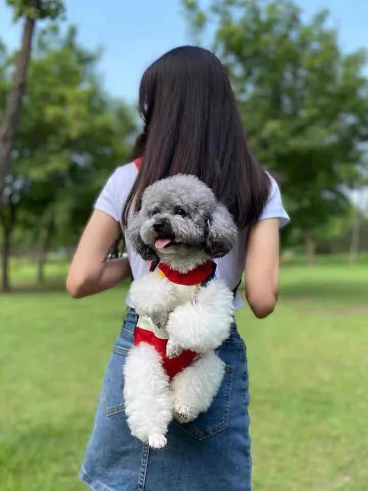 Breathable 4-legged Backpack For Dog Transport