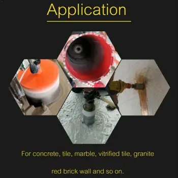 

Hole Opener Air Conditioner Hood Concrete Wall Diamond Rhinestone Drilling Be Cooled Cutting The Should Bit Drill Edge D1I0
