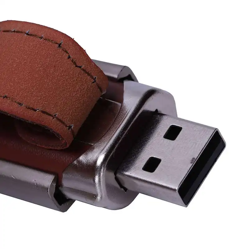 Usb флеш-накопитель с кожаным флеш-диск Usb 2,0