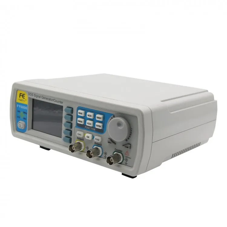 FY6800-60M DDS Signal Generator Dual Channel 0.01-100MHz Function Arbitrary Waveform Pulse