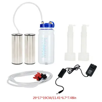 

Goat Milker Machine Electric Portable Cow Sheep Milking Machine Set Manual Pump One Teat Milker with Pulse Controller(for Sheep)