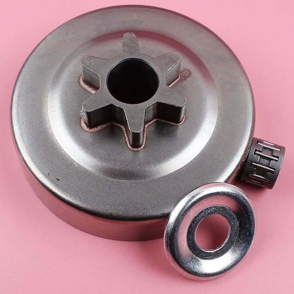 

3/8 6 Tooth Clutch Sprocket Drum For Stihl 017 018 MS170 MS180 025 MS250 Washer Needle Bearing Chainsaw Replace Spare Part
