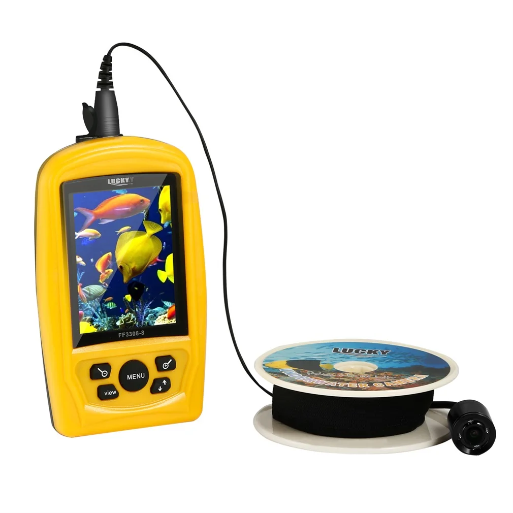 

Handheld Wired Fish Finder with Underwater Camera 20M Camera Cable 4 IR/LED Lights Color Image System for Fishing