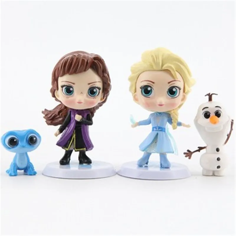 Frozen2 Снежная королева Эльза Анна фигурки Олаф Кристоф Свен аниме куклы детские
