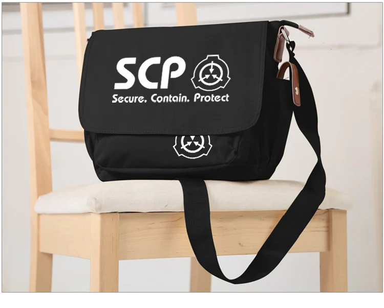 Сумка-мессенджер MeanCat Manga SCP светло в темноте