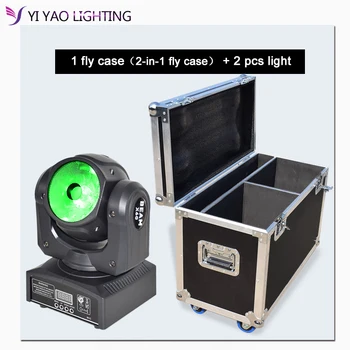 

Moving head 60w flight case RGBW-4in1 Led Beam Light DMX512 Led Display Professional For DJ Bar Party Show Stage Lights
