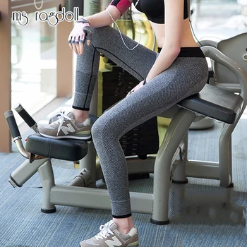 

Ms Ragdoll S-XL Women Sport Push Up Leggings High Waist Fitness Slim Pants Gym Running Jeggings Training Trouser