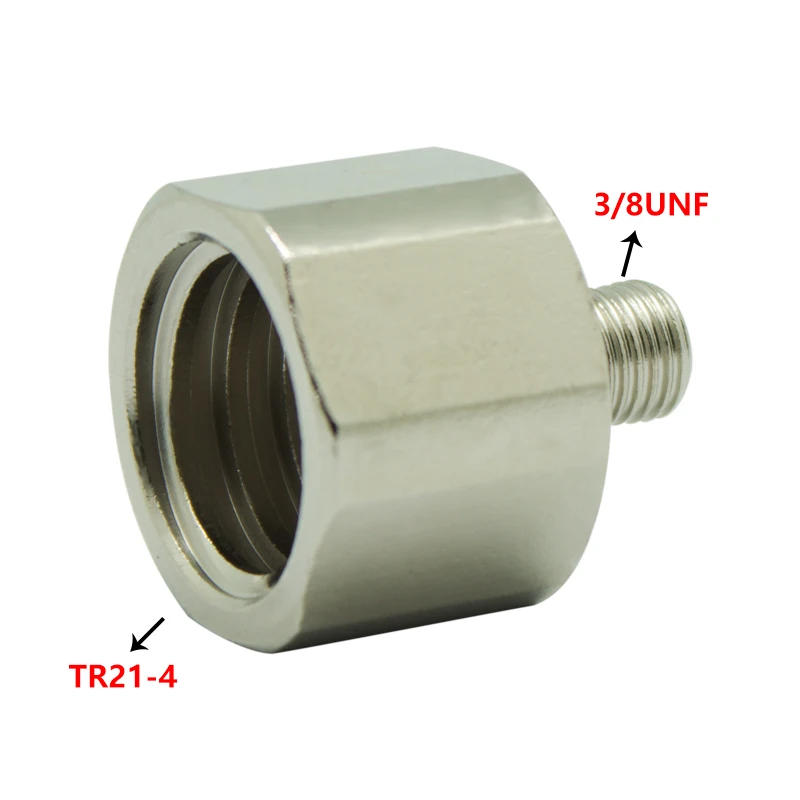 HPAT Soda Co2 Adapter Stream for Mini Regulator Homebrew Beer Corny Kegging Female TR 21*4 Thread to Male 3/8-18UNF | Спорт и